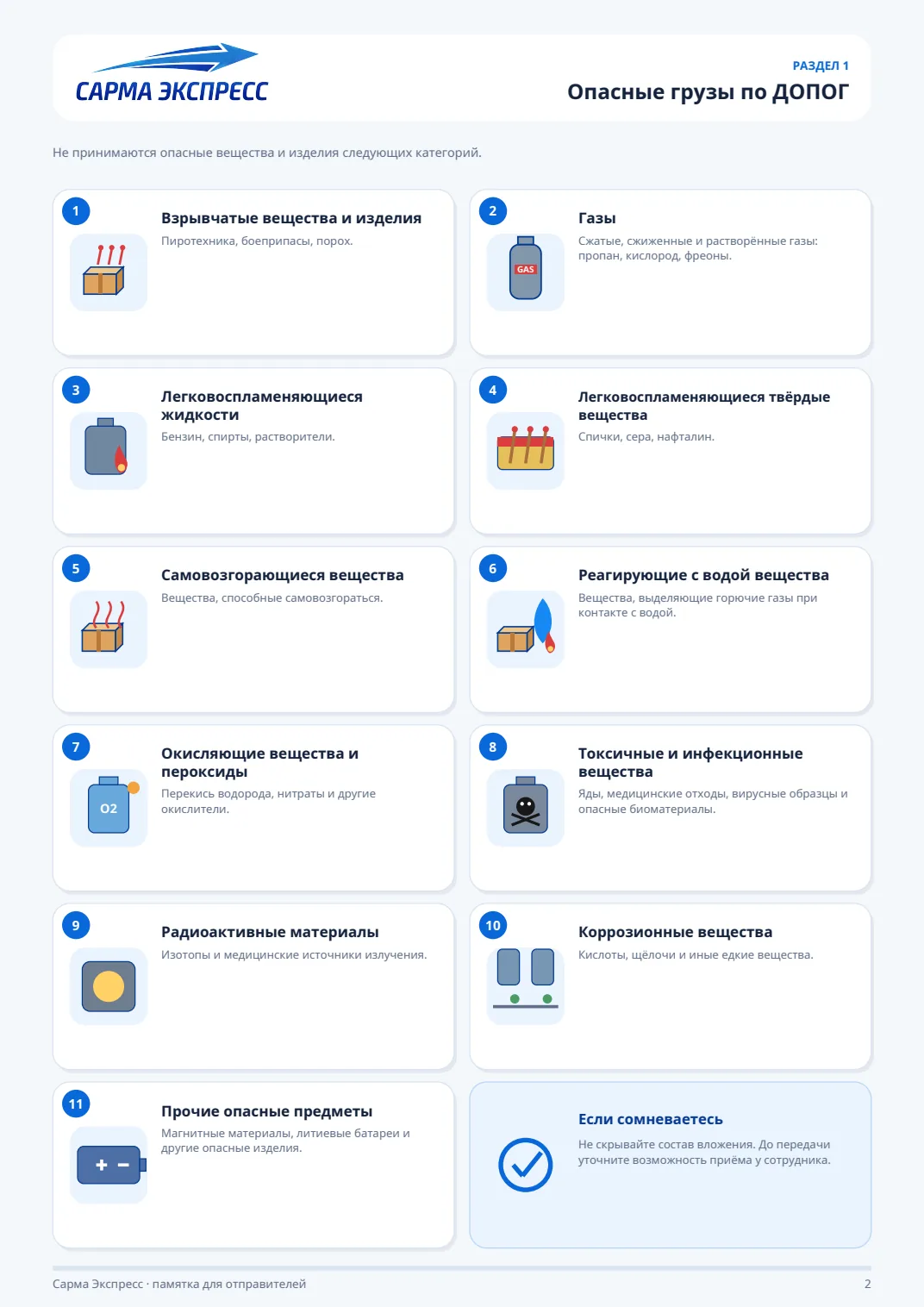 Запрещённые грузы, страница 2